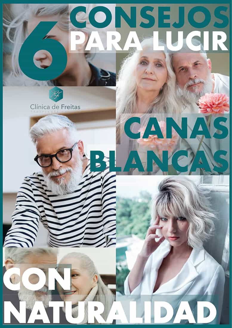 CUIDAR CANAS BLANCAS Y BRILLANTES